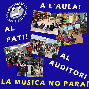 Noves propostes per a la vostra escola d'audicions musicals i concerts educatius per al curs 2021/2022